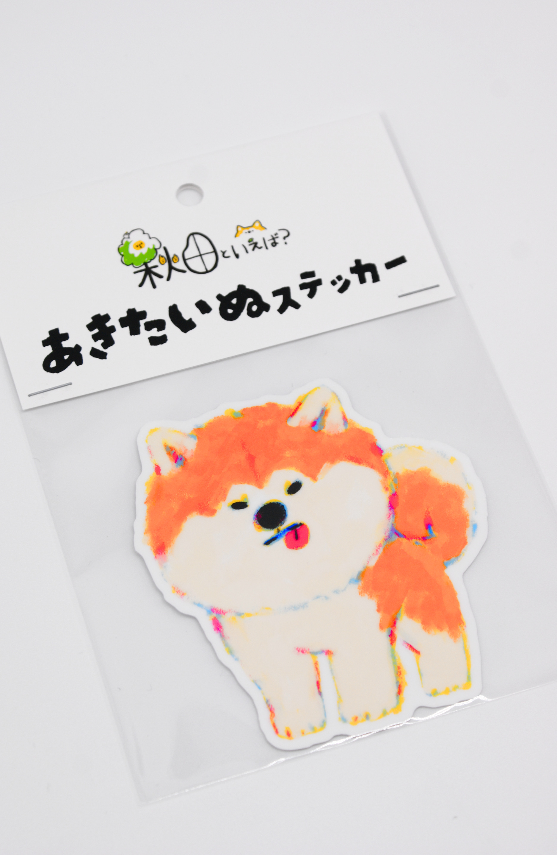 赤毛のステッカー