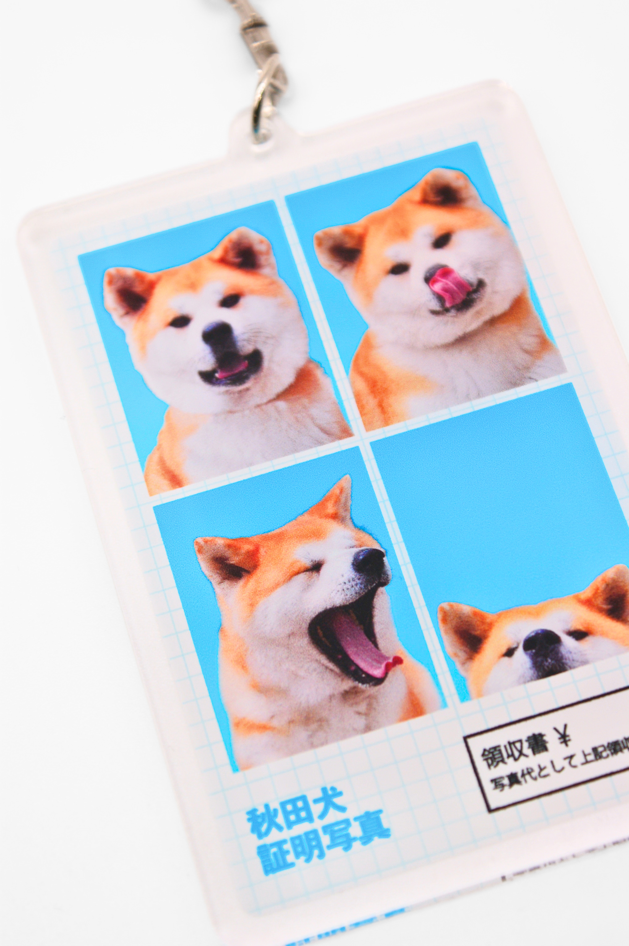 証明写真風アクリルキーホルダー 詳細2