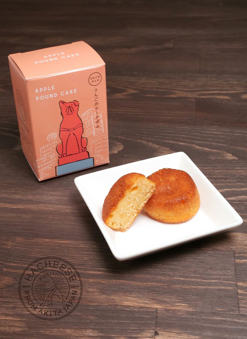 HACHEESE りんごのケークポム 2個入り | ハチふる SHIBUYA meets AKITA