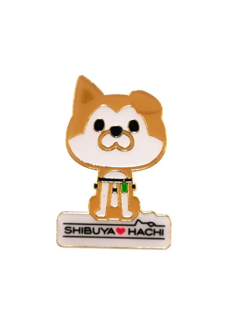 HACHI様リクエスト商品 SHIBUYA LOVE HACHI〉SHIBUYA HACHI ピンバッジ | ハチふる SHIBUYA